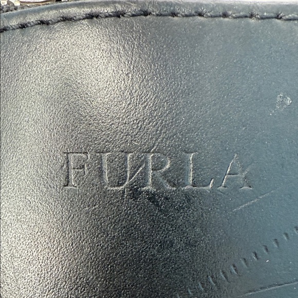 Furla Black leather dome style tote - Picture 7 of 12